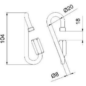 Climbing Technology Twist Çelik Makarası D8 Bolt Vidası