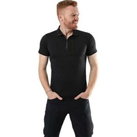 Climbolic Hydra Siyah Polo Yaka Erkek T-shirt