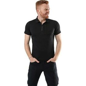 Climbolic Hydra Siyah Polo Yaka Erkek T-shirt