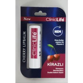 Cliniclife Cherry Lip Balm 4,8 gr Doğal Yağlar ile Kirazlı Dudak Bakımı Kremi