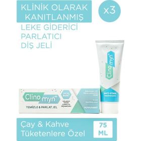 Clinomyn 3x75 ml Fresh Temizleme Parlatma Jel Diş Macunu