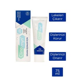 Clinomyn Sigara İçenler İçin 75 ml Diş Beyazlatan Diş Macunu