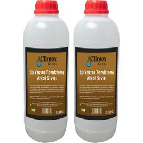 Clintex Kimya 1 lt 3d Yazıcı Temizleme Alkol Sıvısı