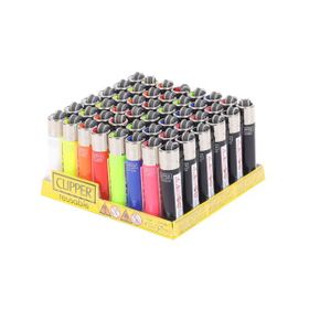 Clipper 8561 Renkli Micro 48 Adet Taşlı Çakmak