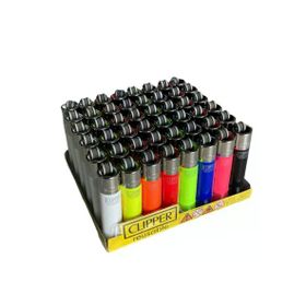 Clipper 8561 Renkli Micro 48 Adet Taşlı Çakmak
