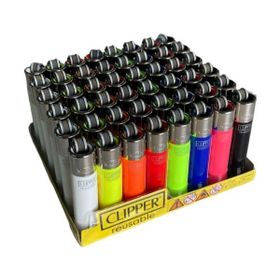 Clipper 8561 Renkli Micro 48 Adet Taşlı Çakmak