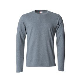 Clique Jarse Basic Gri Uzun Kollu Erkek T-shirt