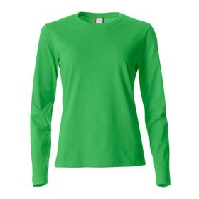 Clique Slim Fit Asit Yeşili Uzun Kollu Kadın T-shirt