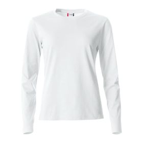 Clique Slim Fit Beyaz Uzun Kollu Kadın T-shirt
