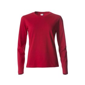 Clique Slim Fit Kırmızı Uzun Kollu Kadın T-shirt