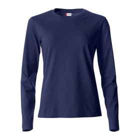 Clique Slim Fit Mavi Uzun Kollu Kadın T-shirt