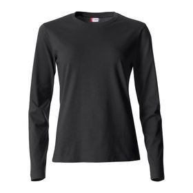 Clique Slim Fit Siyah Uzun Kollu Kadın T-shirt
