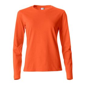 Clique Slim Fit Turuncu Uzun Kollu Kadın T-shirt