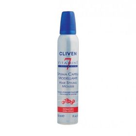 Cliven Natura 7 Vitaminli Ekstra Güçlü 200 ml Şekillendirici Saç Köpüğü