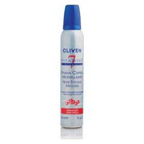 Cliven Natura 7 Vitaminli Ekstra Güçlü 200 ml Şekillendirici Saç Köpüğü