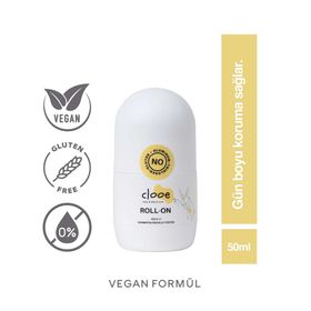 Clooe 50 ml Doğal Unisex Deodorant Roll-On
