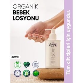 Clooe Organik 250 ml Bebek Losyonu