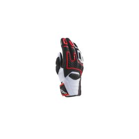 Clover GTS-3 Korumalı Beyaz / Kırmızı Yazlık Motosiklet Eldiveni