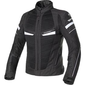 Clover RainJet -2 WP Korumalı Siyah/Beyaz Motosiklet Montu