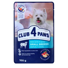 Club 4 Paws Kuzulu Küçk Irk Pouch 100 gr Köpek Maması