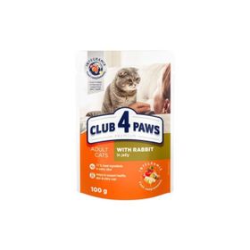 Club 4 Paws Tavşanlı Premium Pouch 100 gr Kedi Maması