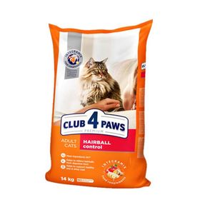 Club4Paws Hairball Control Tavuklu 1 kg Yetişkin Kedi Maması