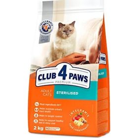 Club4Paws Premium Tavuklu Kısırlaştırılmış Yetişkin 2 kg Kedi Maması
