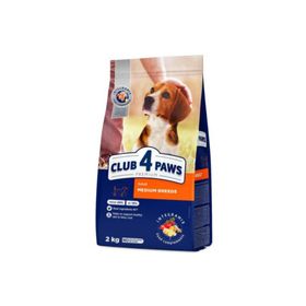 Club4Paws Tavuklu Orta Irk 2 kg Köpek Maması
