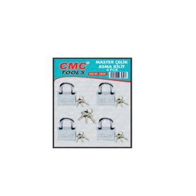 Cmc Master 4'lü 60 mm Çelik Asma Kilit
