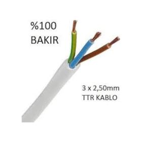 Cmk 3x2,5 cm TTR Tam Bakır Kablo