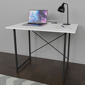 Cmk Store 60x90 cm Beyaz Metal Ayaklı Çalışma Masası