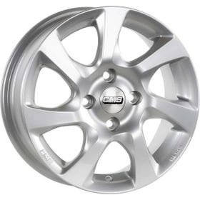 CMS 1059-02 6.0X15" -4X108 Et23 65.1 Silver 4 Adet Jant