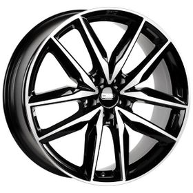 CMS 1130-02 7.5x19"-5x112 Et50 57.1 Diamond Black Gloss 4 Adet Jant