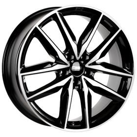 CMS 1130-02 7.5x19"-5x112 Et50 57.1 Diamond Black Gloss 4 Adet Jant