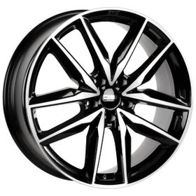 CMS 1130-02 7.5x19"-5x112 Et50 57.1 Diamond Black Gloss 4 Adet Jant