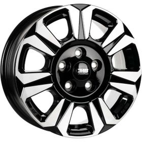 CMS 1469-03 6.5x17"-5x130 ET60 89.1 Diamond Black Gloss 4 Adet Jant