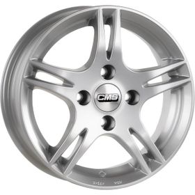 CMS 384-01 6.5x15"-4x100 Et35 67.2 Silver 4 Adet Jant