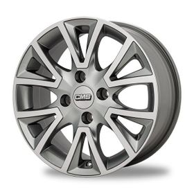 CMS 4 Adet 832-06 6.5 15-4 108 ET37 67.2 Diamond Racing Silver Jant