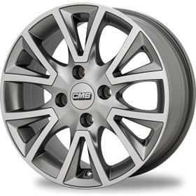 CMS 4 Adet 832-06 6.5 15-4 108 ET37 67.2 Diamond Racing Silver Jant