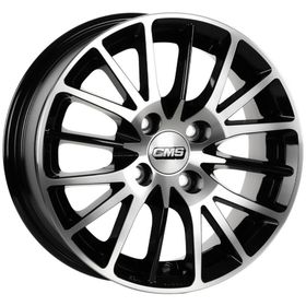 CMS 456-04 6.0x14"-4x100 Et35 67.2 Diamond Black Gloss 4 Adet Jant