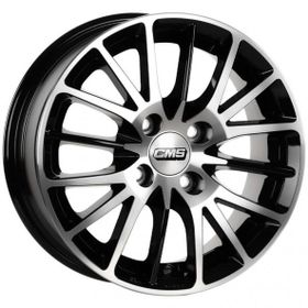 CMS 456-04 6.0x14"-4x100 Et35 67.2 Diamond Black Gloss 4 Adet Jant