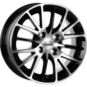 CMS 456-04 6.0x14"-4x100 Et35 67.2 Diamond Black Gloss 4 Adet Jant