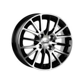 CMS 456-04 6.0x14"-4x100 Et35 67.2 Diamond Black Gloss 4 Adet Jant