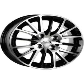 CMS 456-04 6.0x14"-4x100 Et35 67.2 Diamond Black Gloss 4 Adet Jant