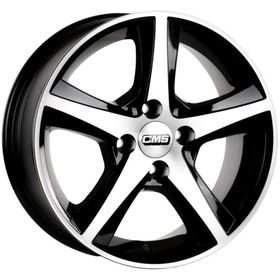 CMS 642-01 6.5x15"-4x100 Et35 67.2 Diamond Black Gloss 4 Adet Jant