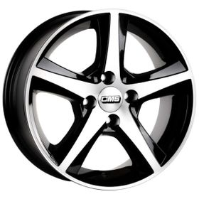 CMS 642-01 6.5x15"-4x100 Et35 67.2 Diamond Black Gloss 4 Adet Jant
