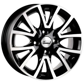 CMS 832-02 7.5x17"-5x114.3 Et37 67.2 Diamond Matt Black 4 Adet Jant