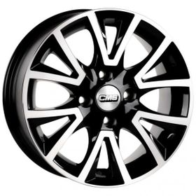 CMS 832-02 7.5x17"-5x114.3 Et37 67.2 Diamond Matt Black 4 Adet Jant