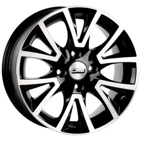 CMS 832-02 7.5x17"-5x114.3 Et37 67.2 Diamond Matt Black 4 Adet Jant