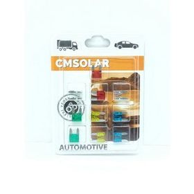 CmSolar (10-15-20-25-30 A) Blister Kutu Karışık A Mini Bıçak Sigorta Takımı